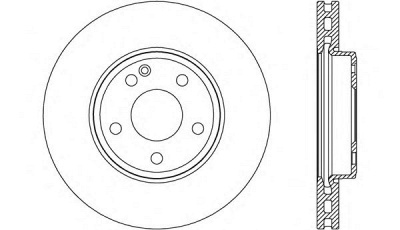 OPEN PARTS bdr270120 -  Тормозной диск